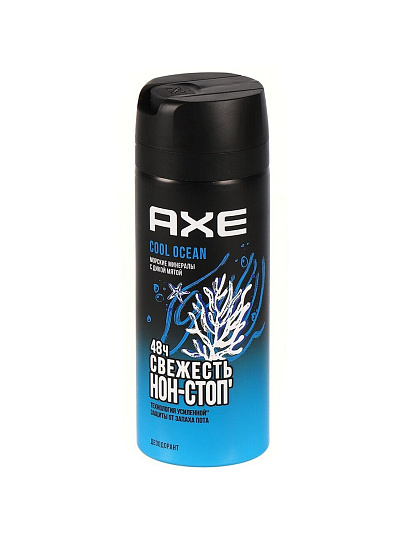 Дезодорант Axe, Свежесть океана, для мужчин, спрей, 150 мл