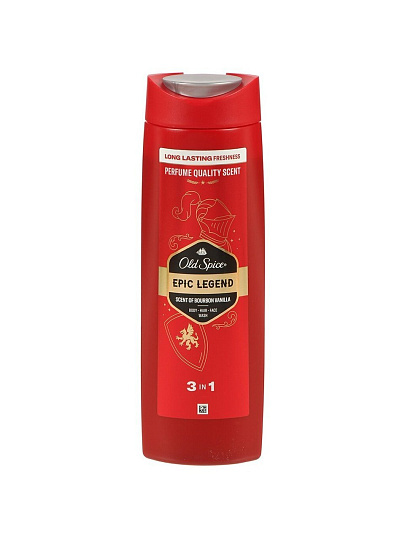 Гель для душа и шампунь Old Spice, Epic Legend, для мужчин, 400 мл