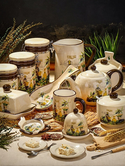 Контейнер пищевой для лимона доломит, 9х9.5 см, Daniks, Левадия