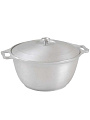 Кастрюля литой алюминий, 4 л, крышка алюминий, Kukmara, к40