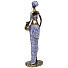 Фигурка декоративная Африканка в синем платье, 34 см, в ассортименте, Y6-2103 - фото 4