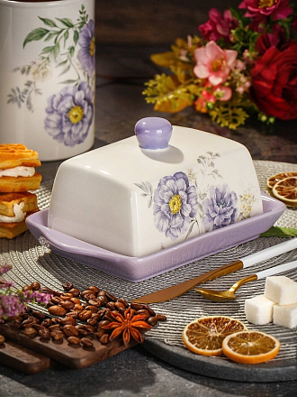 Масленка доломит, крышка доломит, Daniks, Флорина