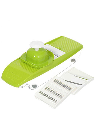 Овощерезка многофункциональная, пластик, нержавеющая сталь, 9 предметов, в ассортименте, Y507