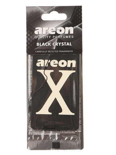 Ароматизатор в машину подвесной, сухой, Areon, X-Version Черный лед, 704-AXV-011