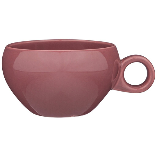 Чайная пара фарфор, 2 предмета, на 1 персону, 290 мл, Bronco, Fusion Брусничная, 263-1012