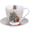 Чайная пара фарфор, 2 предмета, на 1 персону, 440 мл, Christmas melody, NB205CS