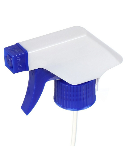 Насадка-распылитель пластик, с трубкой 25 см, синий, белая