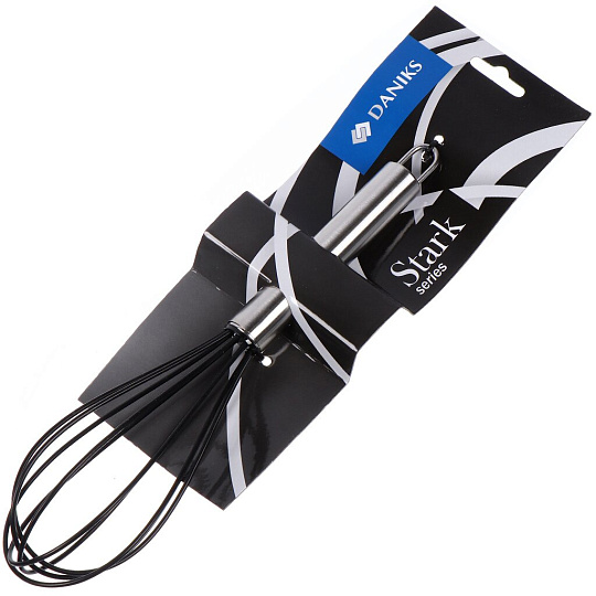 Венчик силикон, навеска, черный, Daniks, Stark, YW-KT258-1