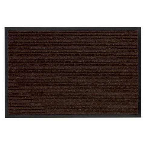 Коврик грязезащитный, 60х40 см, прямоугольный, резина, полиэстер, коричневый, Tuff Lux, Blabar, 92168