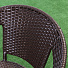 Мебель садовая Green Days, Эльвира, коричневая, стол, 57х57х55 см, 2 стула, J-2008 - фото 12