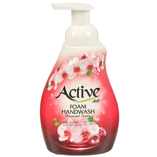 Мыло-пенка Active, Сияющий бриллиант, 500 мл