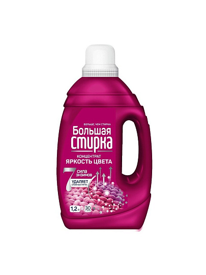 Гель для стирки Большая стирка, 1.2 л, для цветного белья