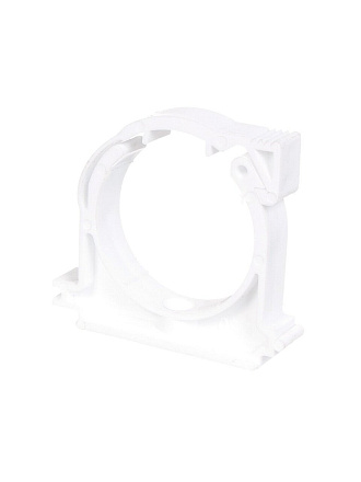 Хомут канализационный 50 мм, РосТурПласт, белый, 24575