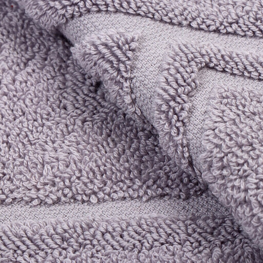 Полотенце банное 50х90 см, 100% хлопок, 450 г/м2, жаккард, Ромбы 4444, Авангард, пепельное, 233, Россия