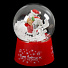 Фигурка декоративная Шар со снегом Санта, 10х10х15 см, музыкальная, Y4-4237 - фото 3