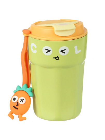 Термокружка нержавеющая сталь, 350 мл, Cool, салатовая, Y4-9294