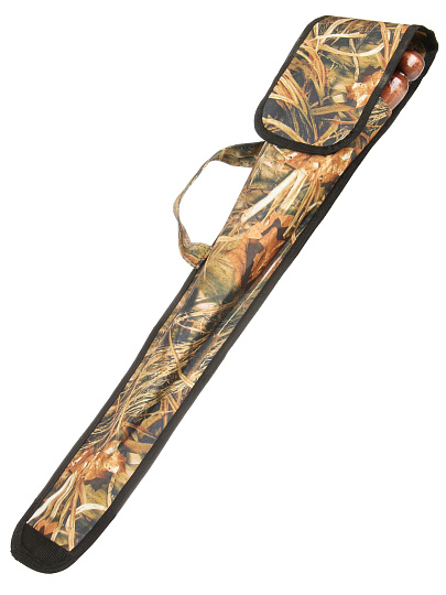 Шампур лезвие плоское, 6 шт, 630х450х10х3 мм, нержавеющая сталь, рукоятка лакированое дерево, Колчан, в чехле, 2К-551