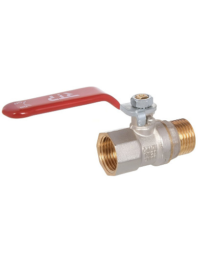 Кран для воды, 1"1/4, г-ш, латунь, ручка, DN 32, PN25, RTP