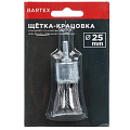 Щетка для дрели Bartex, 25 мм, концевая со шпилькой, крученая проволока, 99925 - фото 3