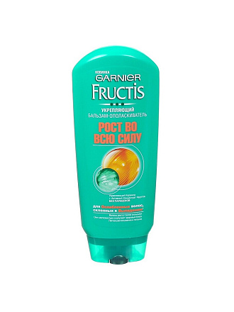 Бальзам против выпадения волос, Garnier, Fructis Рост во всю силу, 200 мл