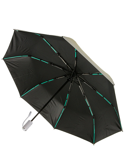 Зонт складной автомат, 8 спиц, 55 см, металл + полиэстер, цвета пастель в ассортименте, ручка белая, в ассортименте, Y4-11574