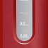 Чайник электрический Bosch, TWK 3A014, красный, 1.7 л, 2400 Вт, скрытый нагревательный элемент, пластик - фото 5