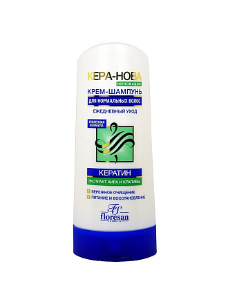 Шампунь Кера-Нова, Крем-шампунь ежедневный, для всех типов волос, 400 мл