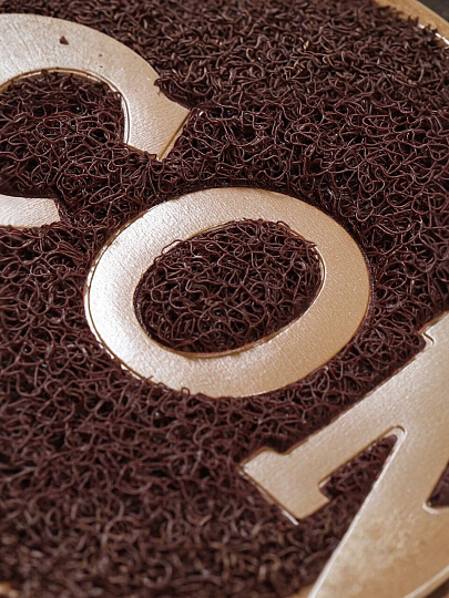 Коврик грязезащитный, 40х60 см, прямоугольный, Spongy Welcome, Sunstep, 38-432