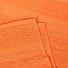 Полотенце банное 50х90 см, 100% хлопок, 375 г/м2, жаккардовый бордюр, Вышневолоцкий текстиль, оранжевое, 302, Россия, К1-5090.120.375 - фото 3