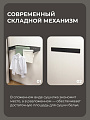 Сушилка для белья настенная, 80 см, 5 прутьев, черная, A340105 - фото 5