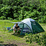 Палатка 4-местная, 210+120х240х130 см, 2 слоя, 1 комн, 1 тамб, с москитной сеткой, 2 вентиляционных окна, Green Days, GJH057 - фото 30