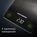 Весы кухонные электронные, стекло, нержавеющая сталь, Redmond, RS-M765, платформа, точность 1 г, до 10 кг, черные - фото 9