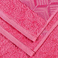 Полотенце банное 70х140 см, 100% хлопок, 450 г/м2, Греция, розовое, Узбекистан - фото 5