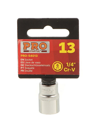 Головка торцевая 6-гранная, 1/4&quot;, 13 мм, Startul, PRO-54013