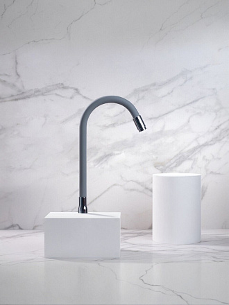 Излив смесителя силикон, внутренняя резьба, гибкий излив, 1 режим, 360 °, РМС, S50GY