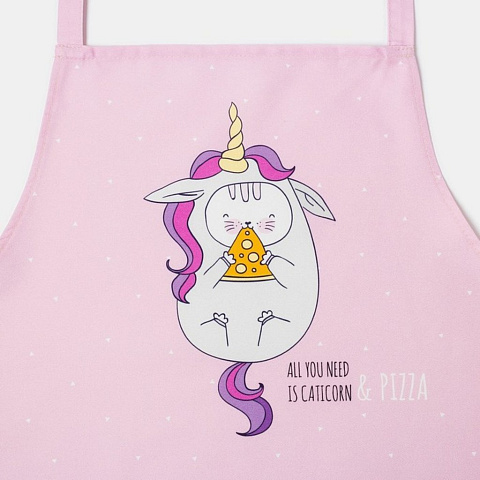 Фартук «Этель» Caticorn 70х60 см, 100% хлопок, саржа 190 г/м2, 4645854