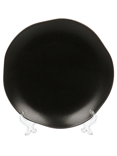 Тарелка десертная, керамика, 20 см, круглая, Elsa, Elrington, 235-61002, черная