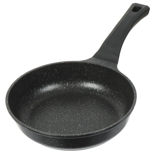 Сковорода литой алюминий, 22 см, антипригарное покрытие, Горница, Серебро, индукция, ис9221ср