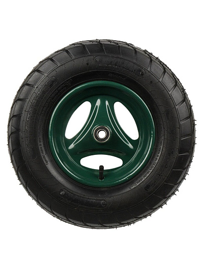 Колесо для тачки резина, Nyllon Profi, 4.00-8, втулка D16 мм, Mawipro