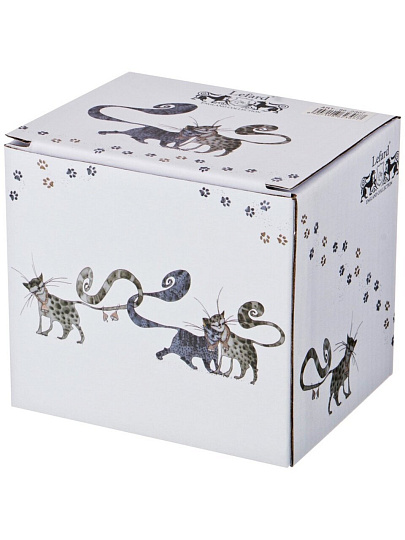 Кружка фарфор, 320 мл, Котики, Lefard