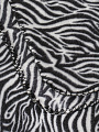 Плед 1.5-сп, 130х170 см, флис, 100%пэ, Silvano, принт зебра - фото 4