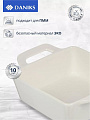 Форма для запекания керамика, 18х18х7.4 см, 1.3 л, прямоугольная, Daniks, Антарктида, Y4-7287 - фото 3