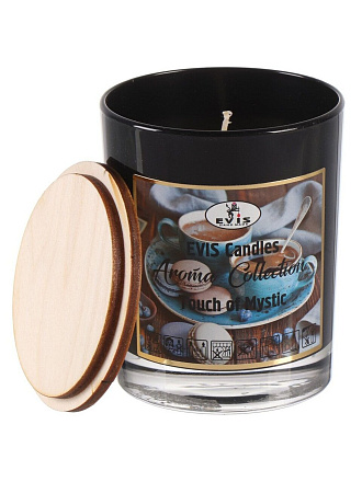 Свеча ароматическая, 9х7 см, Evis, Touch Of Mystic, в черном стакане, 490 гр, 24 0109 1021 20 22
