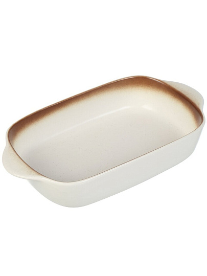 Форма для запекания керамика, 24х13.5х4.5 см, 0.58 л, прямоугольная, бежевая, Daniks, Полдень, Y4-8730