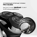 Электробритва аккумуляторная, Polaris, PMR 0305R wet&amp;amp;dry Pro, сухое/влажное бритье, 3 Вт, 3 бритвенные головки, 5 лезвий, черный хром, 017415 - фото 12