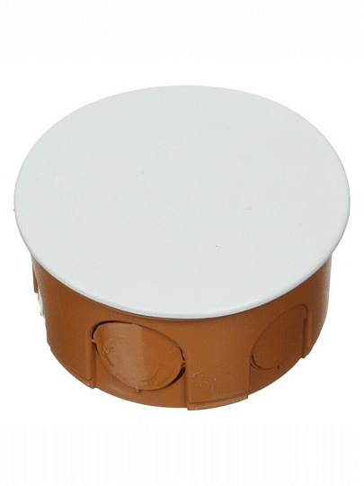 Коробка распаячная, скрытая, диаметр 80х40 мм, TDM Electric, с крышкой, IP20, SQ1402-1007