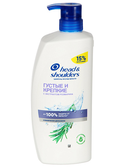 Шампунь Head &amp; Shoulders, Густые и крепкие, против перхоти, 800 мл