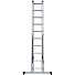 Лестница приставная, 3 секции, 10 ступеней, алюминий, 2.5 м, 150 кг, NV 1230, 1230310 - фото 5