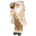 Фигурка декоративная полиэстер, Дед Мороз, 45 см, белая, Y4-4158 - фото 2