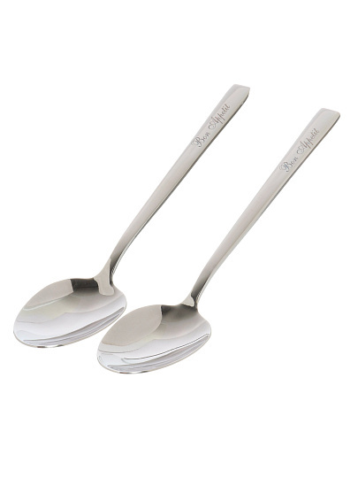 Ложка нержавеющая сталь, 2 предмета, столовая, Domenik, Bon Appetit, DMC189
